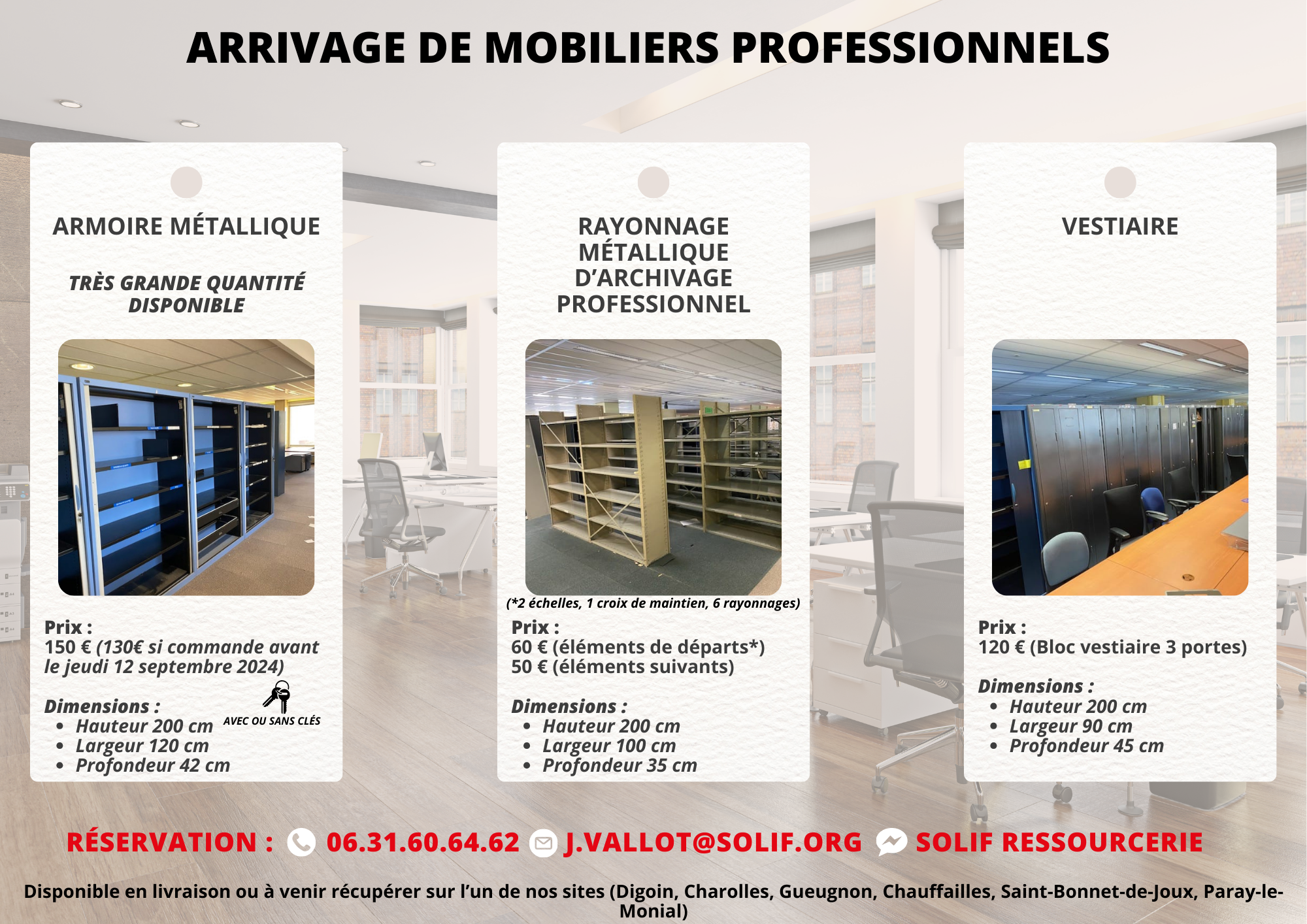 Mobilier pro pour magasin