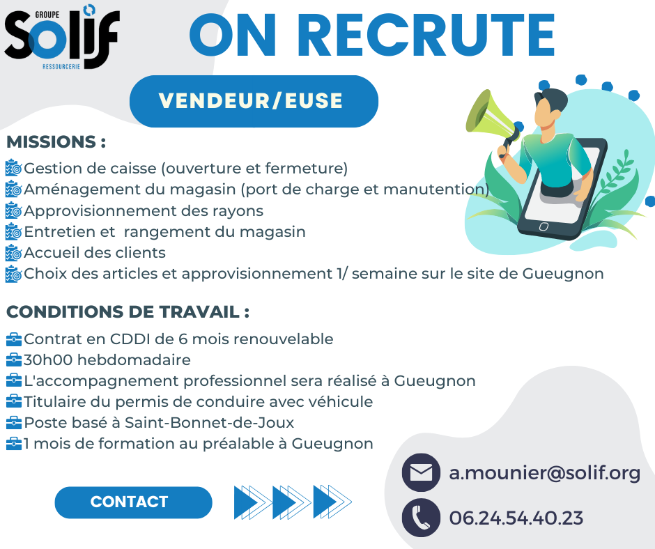 Recrutement SBDJ BOUTIQUE